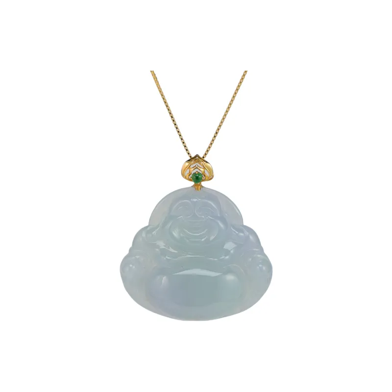 SIYIJIA Ice Glutinous Jadeite Pendants Women's-0