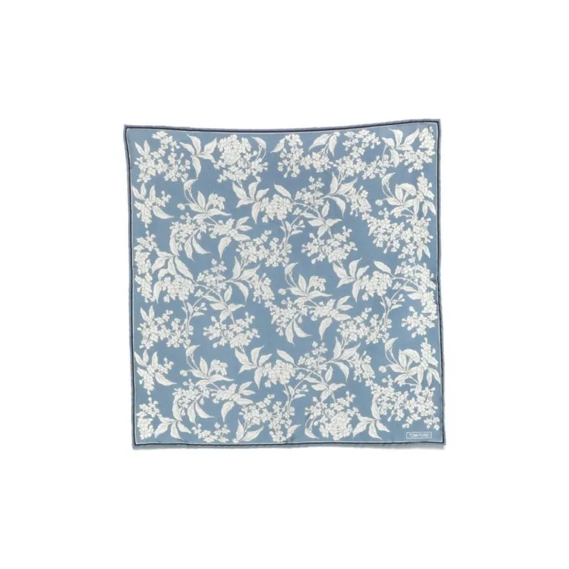 TOM FORD Floral print Handkerchief-0