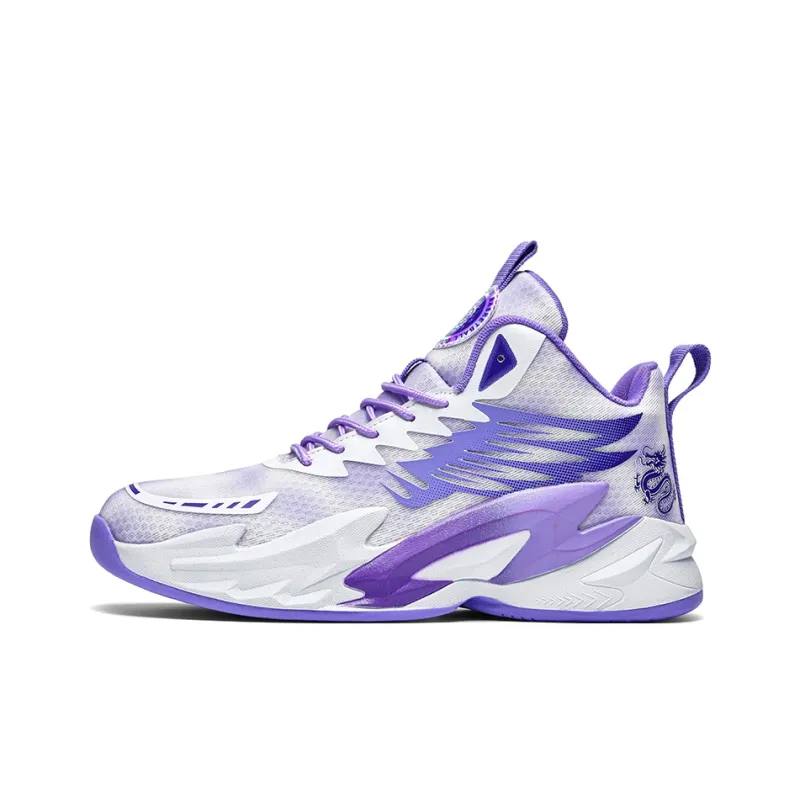 Kuding Slip Resistant Cushioning Abrasion Resistant High Top Children's Basketball Shoes Teenagers-0