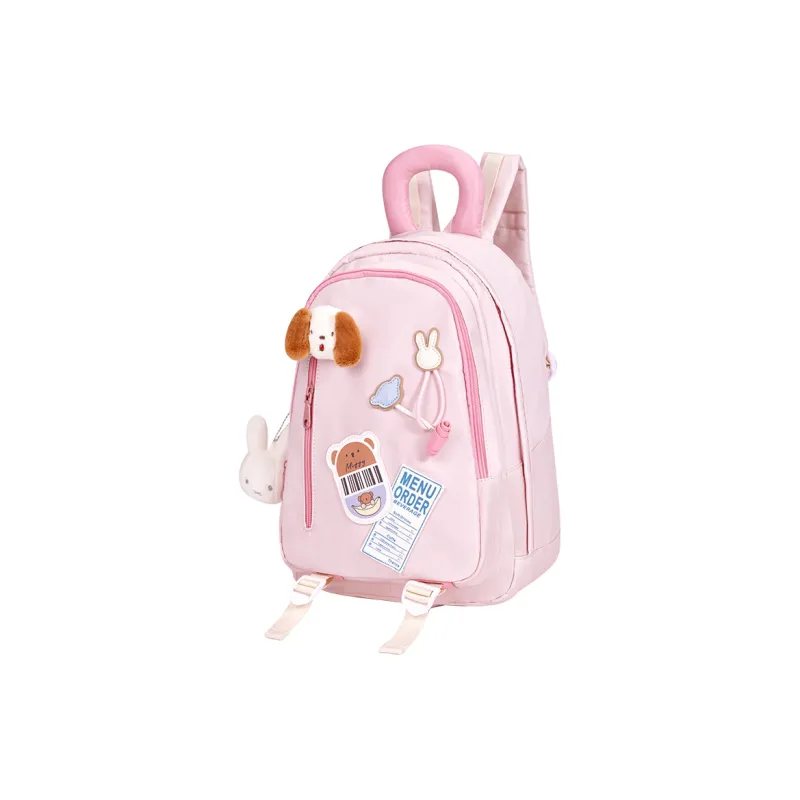 Miffy Fabric Backpack Regular Women's Ecru/Pink-10