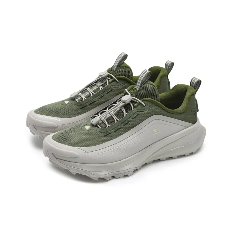 FILA Cushioning Low Top Outdoor Shoes Men's White Green-1