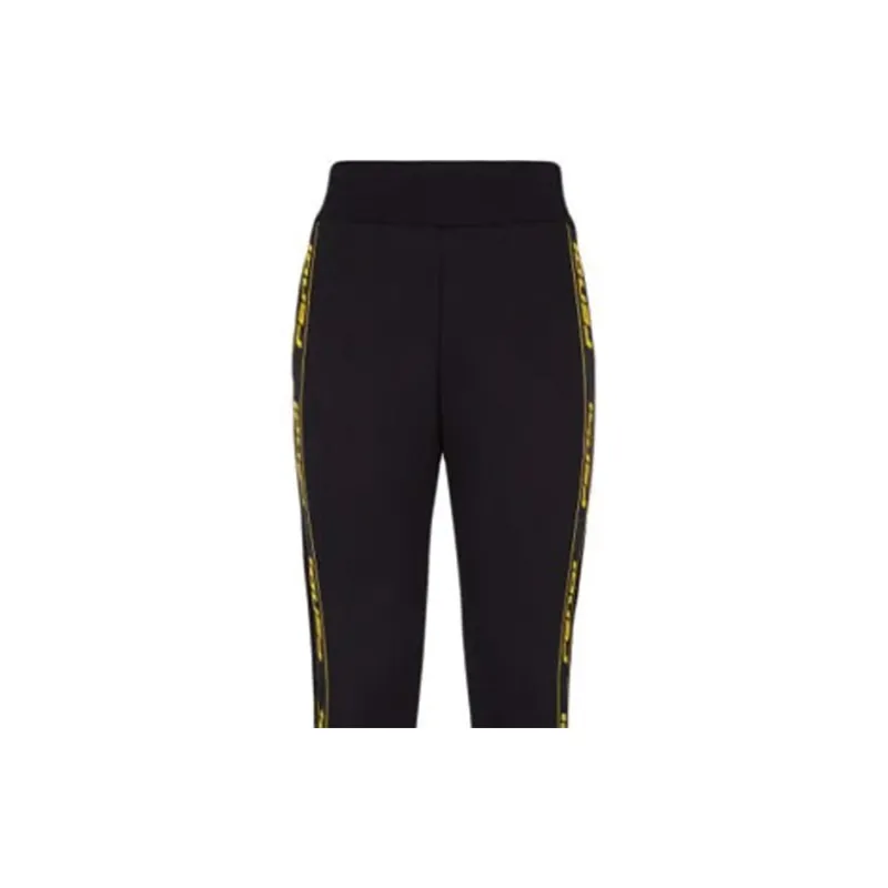 FENDI Knitted Sweatpants Women's Black-3