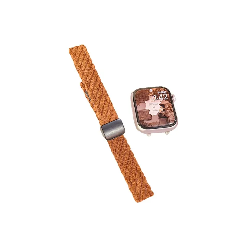 Fly Watch Band Apple Compatibility Corduroy Material-10
