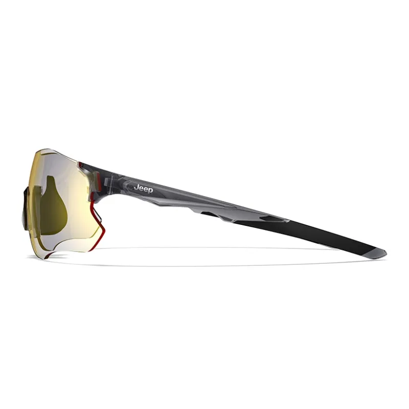 Jeep TR/Memory Plastic Irregular Shape Sunglasses Unisex White-10
