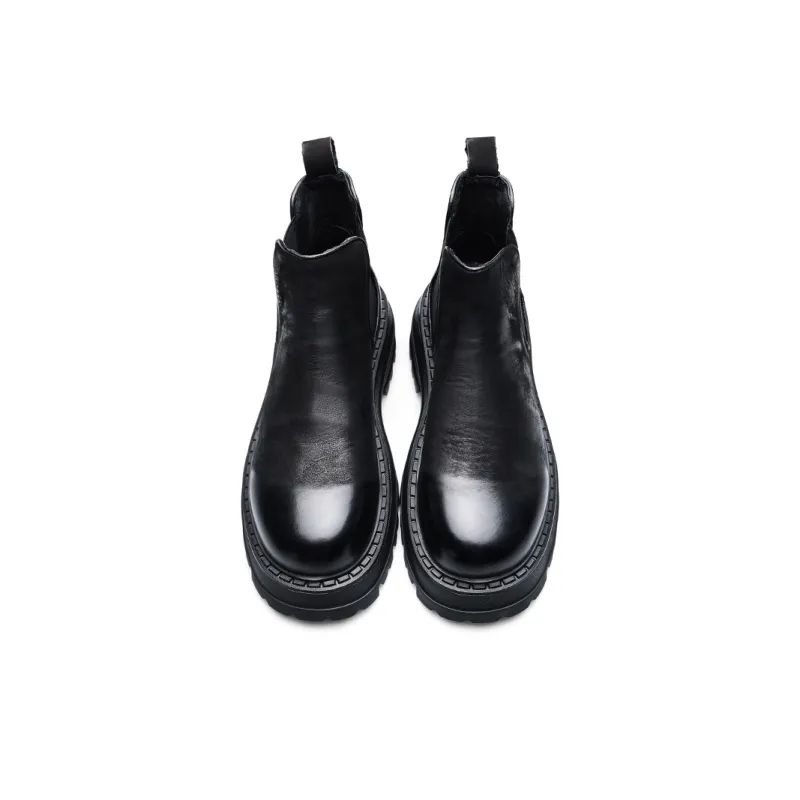 PARDASAUL Short Chelsea Boots Men's Black-4