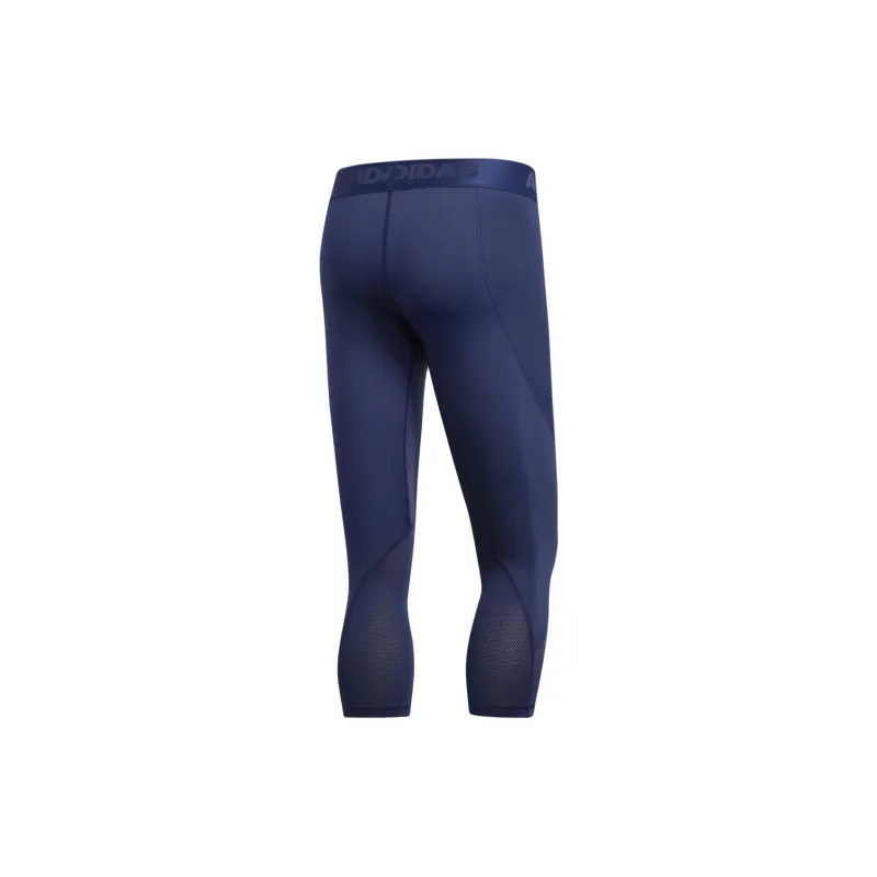 Adidas Alphaskin Sport 3/4 Printed Tights Sports Shorts Men's Blue-1