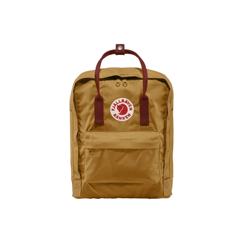 Fjallraven Kanken Nylon Sports Bag Regular Unisex Walnut Color/Bull Red-3