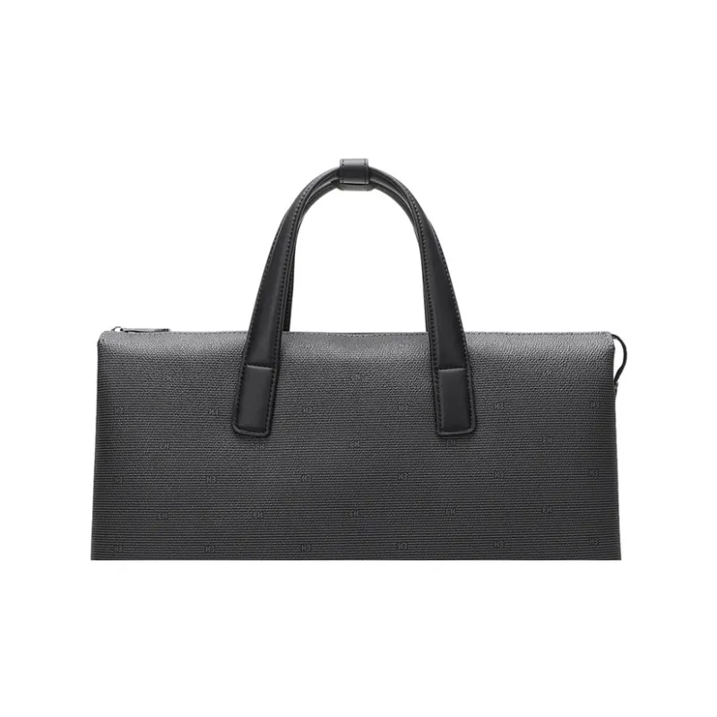 ELLE HOMME PVC Synthetic Leather Artificial Leather Handbags Briefcases Regular Men's Solid Color-3