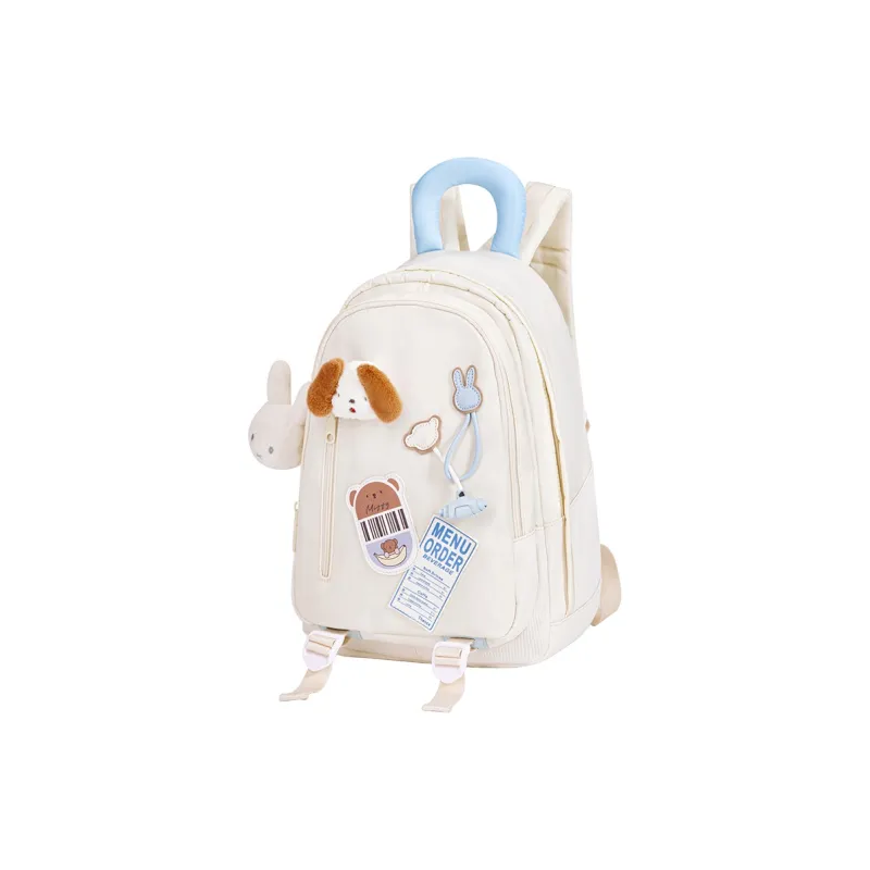 Miffy Fabric Backpack Regular Women's Ecru/Pink-2