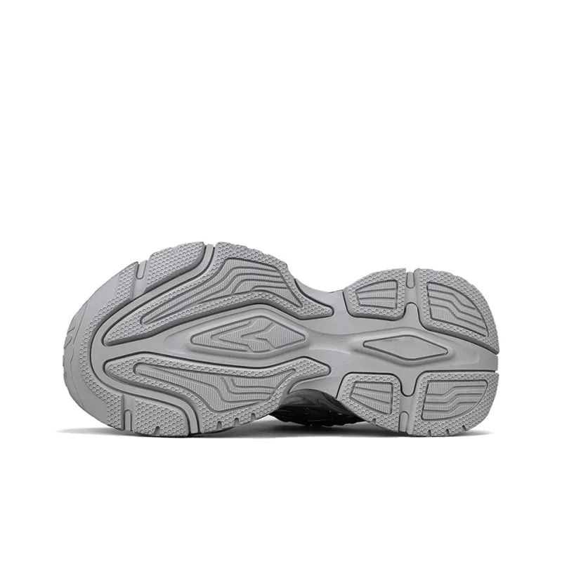 NFL Wear resistant And Lightweight Low Top Chunky Sneakers Unisex Silver-5