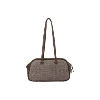 VENOF Cow Leather Shoulder Bag Women's Coffee/Rebrown