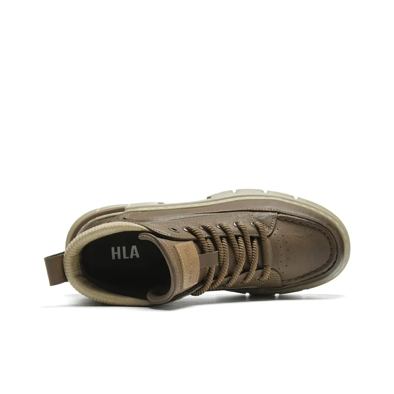 HLA Work Boots Men Mid Top-7