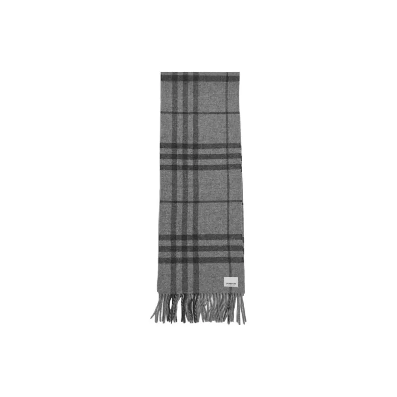 Burberry Wool Knit Scarves Men's Gray-0