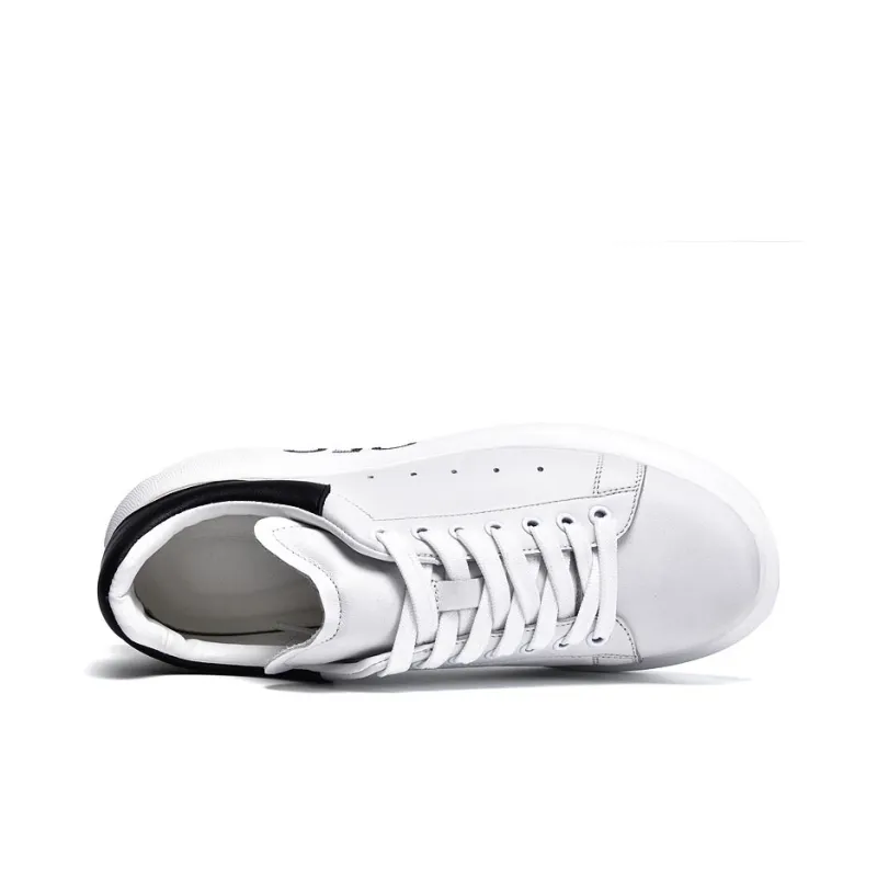 Jerden Smith Coverage Slip Resistant Lightweight Low Top Fashion Trend Skateboard Shoes Unisex White-3