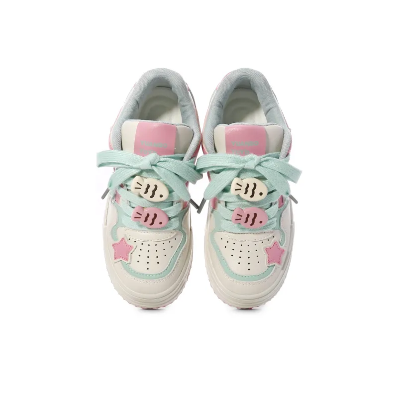 Lovely You Lightweight Anti-Slip Low-Top Skateboard Shoes Women's-39