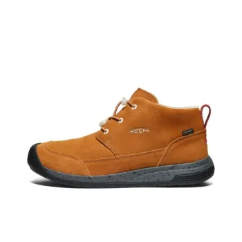 KEEN Wear Resistant Slip Resistant Short Snow Boots Men's Brown