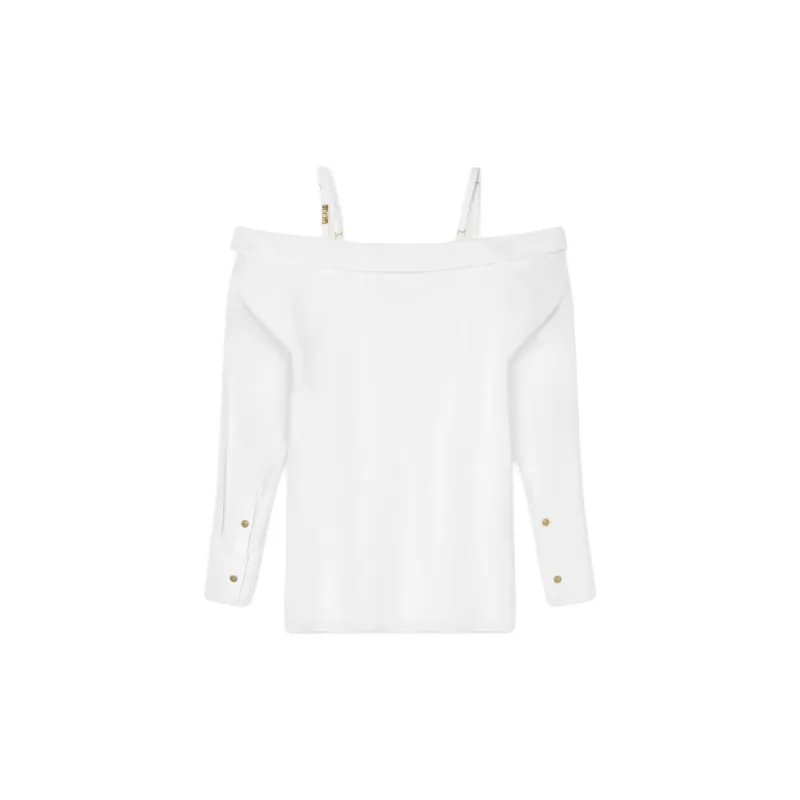 VERSACE Off shoulder Blouse-1