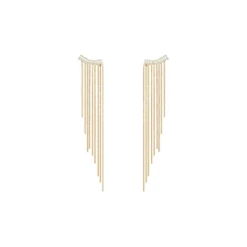 Peach Tea 925 Sterling Silver Earrings Women's