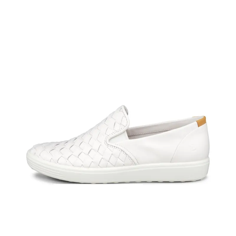 Ecco Soft 7 Casual Single Shoes Women's White-0