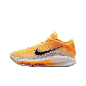 Nike Air Zoom GT Hustle 3 Anti Slip Wear Resistant Low Top Basketball Shoes Men's Orange Gray