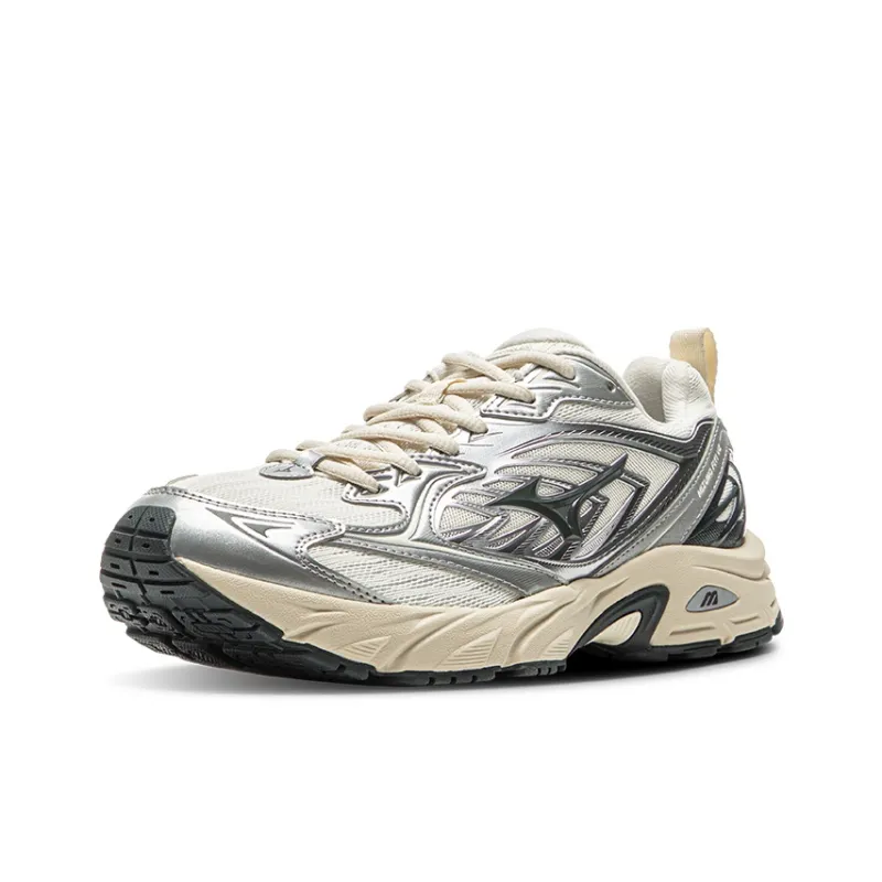 Mizuno FIYI V2 Slip-Resistant Breathable Low-Top Casual Shoes Unisex Ecru Silver-1