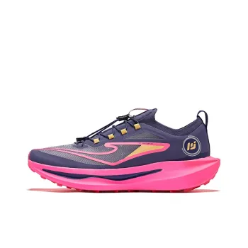 Erke Borderless PRO Running Shoes Men Low Top Purple Pink