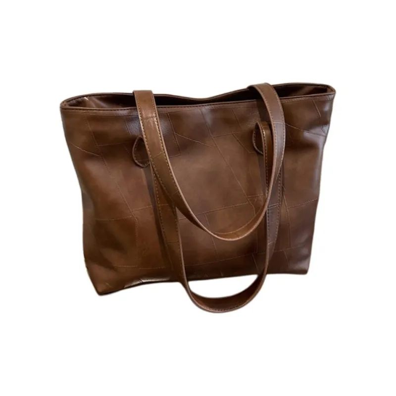 HCXK PU Trendy Fashion Students Minimalist Style Tote Bag Shoulder Bag Regular Women's Multicolor-6