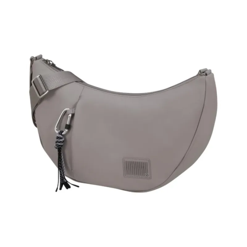 SAMSONITE PET Hobo Bag Shoulder Bag Women's Gray Rose-1