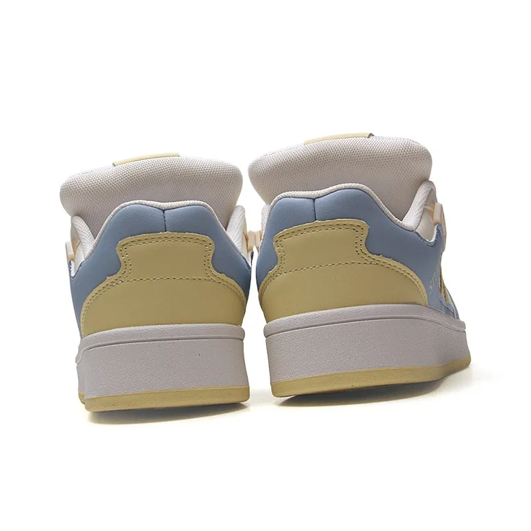 STUR YSN Low Top Skateboard Shoes Women's Egg Yellow Moon-4