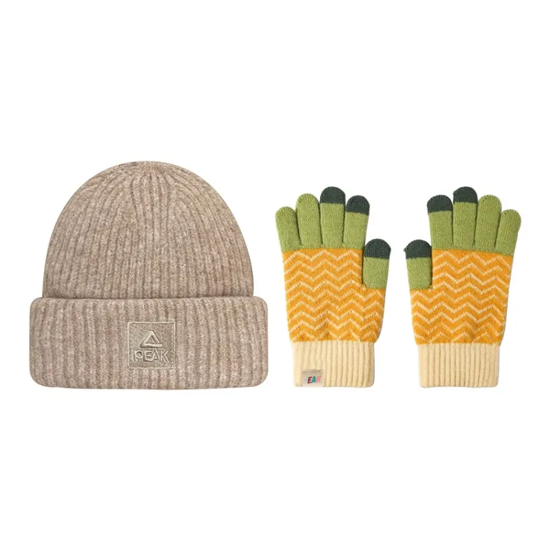 PEAK Acrylic Knit Gloves Unisex-12