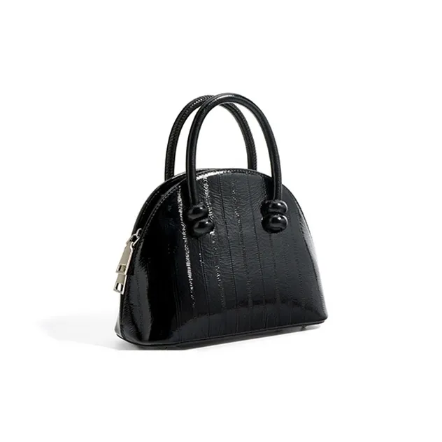 LARTIGENT Top Grain Cow Leather Dome Bag One Shoulder Handbag Women's Multicolor-1