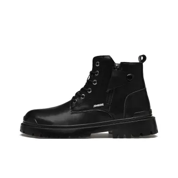 King Jinmai Ankle Length Martin Boot Men's Black