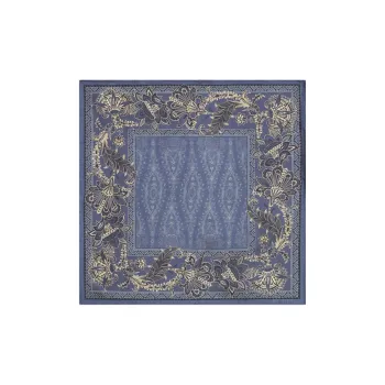 ETRO Leafy print Silk Pocket Square