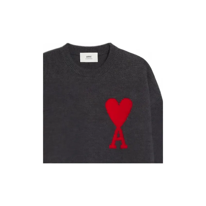 AMIPARIS Paris Ami De Coeur Crewneck Knitted Jumper-5