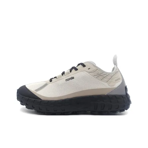 NORDA 001 Anti Slip And Wear Resistant Lightweight Low Top Trail Running Shoes Women's Beige Brown Gray