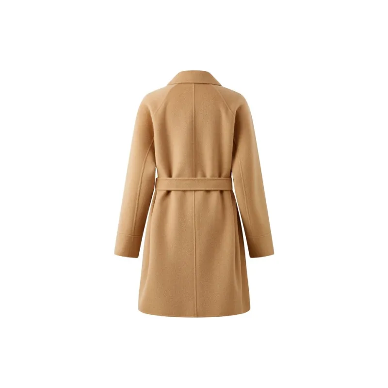 E.land Coats Women's Camel 11Camel-1
