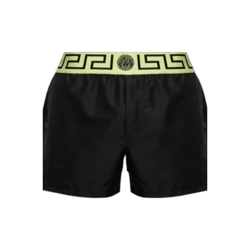 VERSACE Swimming Shorts Men's Black-4