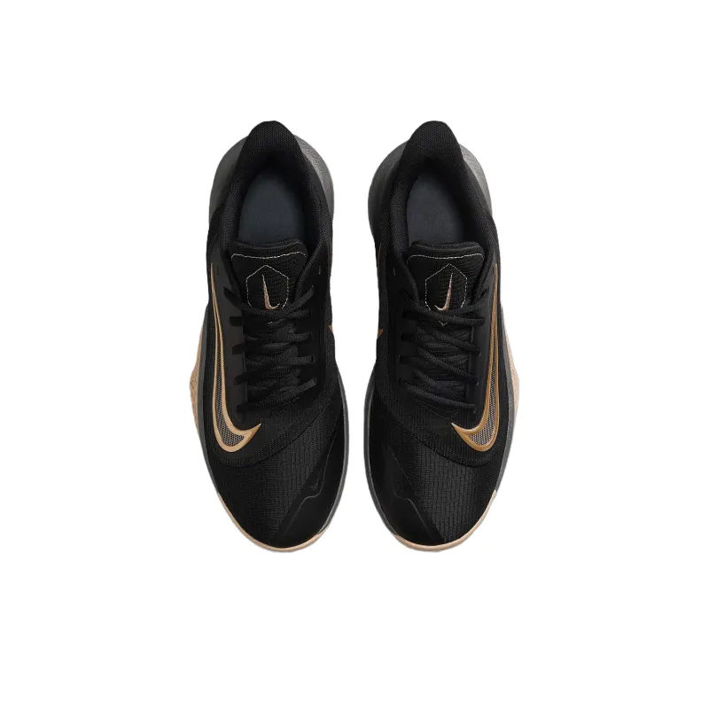 Nike Precision 7 Black Parachute Beige Iron Grey Metallic Gold-3