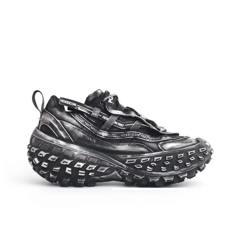 PAIN OR PLEASURE Low Top Kids Lifestyle Shoes Black Teenagers-1