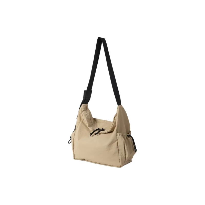 TAKI Nylon Commute To Class Lightweight Student Shoulder Bag Unisex Black/Apricot/Blue/Green-5