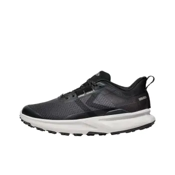 KEEN Cushioning Wear Resistant Low Top Trail Running Running Shoes Men's Black