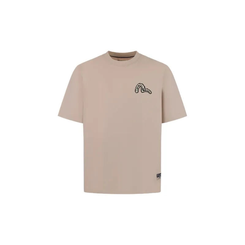 EVISU Seagull And Daruma Totem Printed T shirt-4