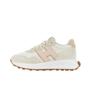 HOGAN Logo Patch Panelled Sneakers Women's