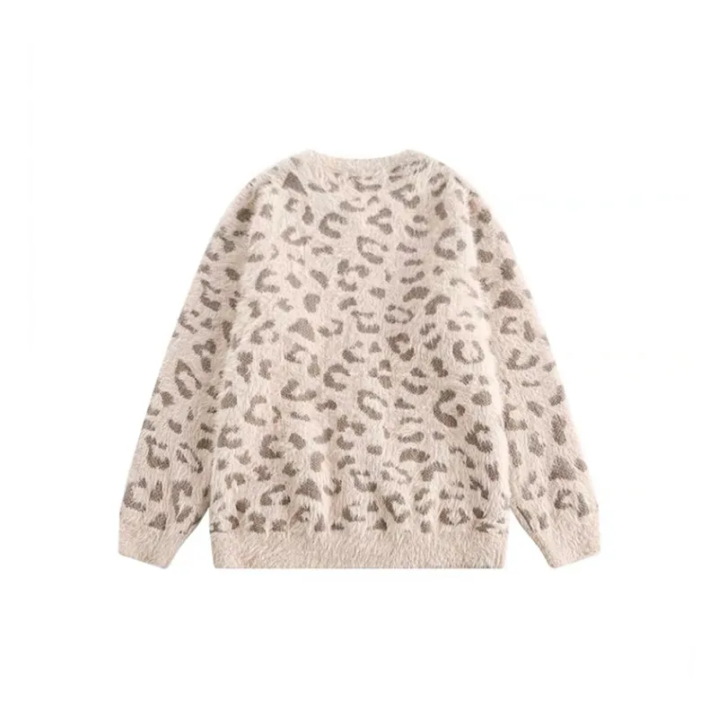 Extreme turbo Knitwear Unisex Leopard Print-1