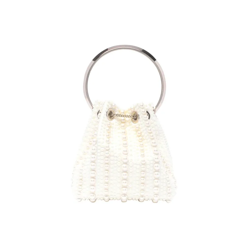 Jimmy Choo Embellished Drawstring Bucket Bag-2