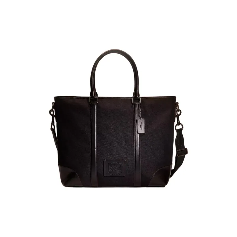 COACH Metropolitan CORDURA® Fabric Tote Bag, Shopping Bag, Shoulder Bag, Handbag Large Size Men's Bronze & Black-0