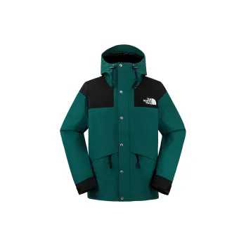 THE NORTH FACE MountainICON Hiking Waterproof And Breathable Windbreaker Jacket Unisex Green