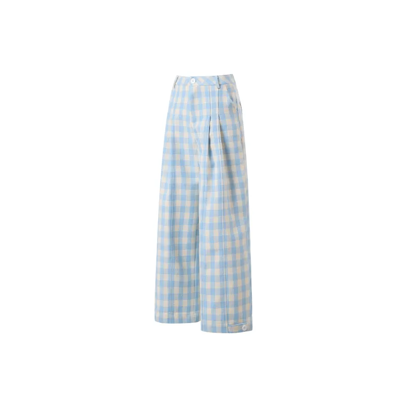 FOASIS Casual Pants Women's Blue-2