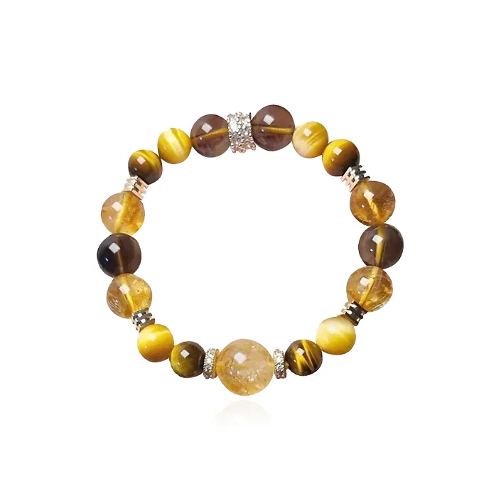 Chongqing Gold Store Tiger's Eye Stone Bracelets Unisex-0