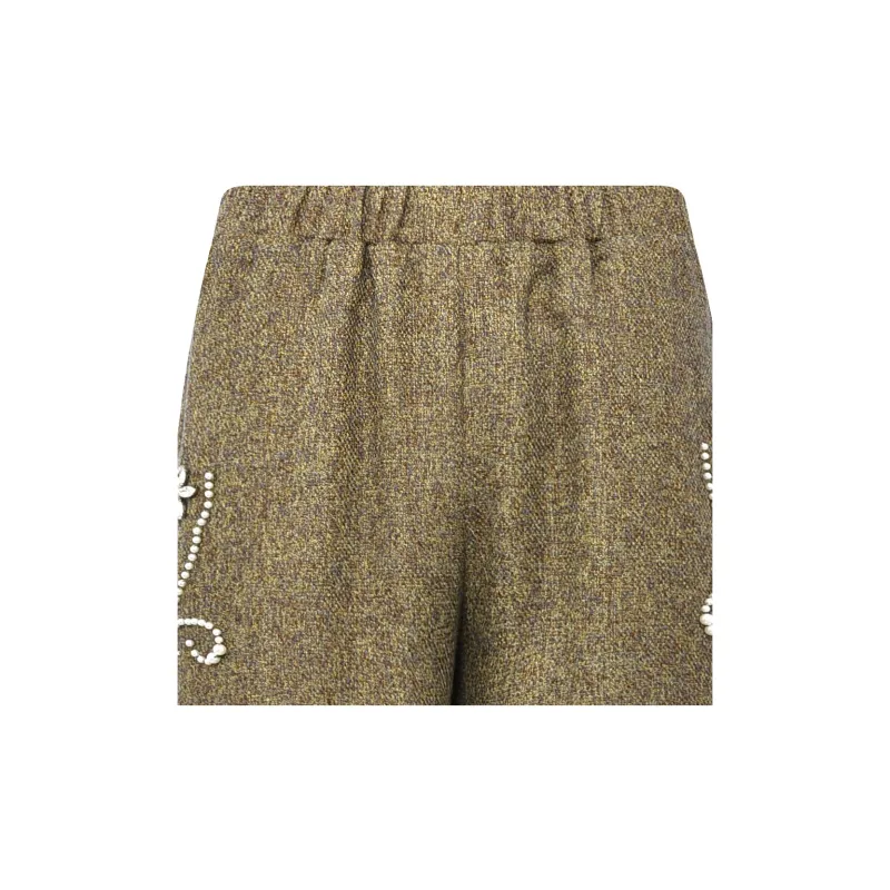 BIRTH OF ROYAL CHILD Casual Pants Unisex Green-4